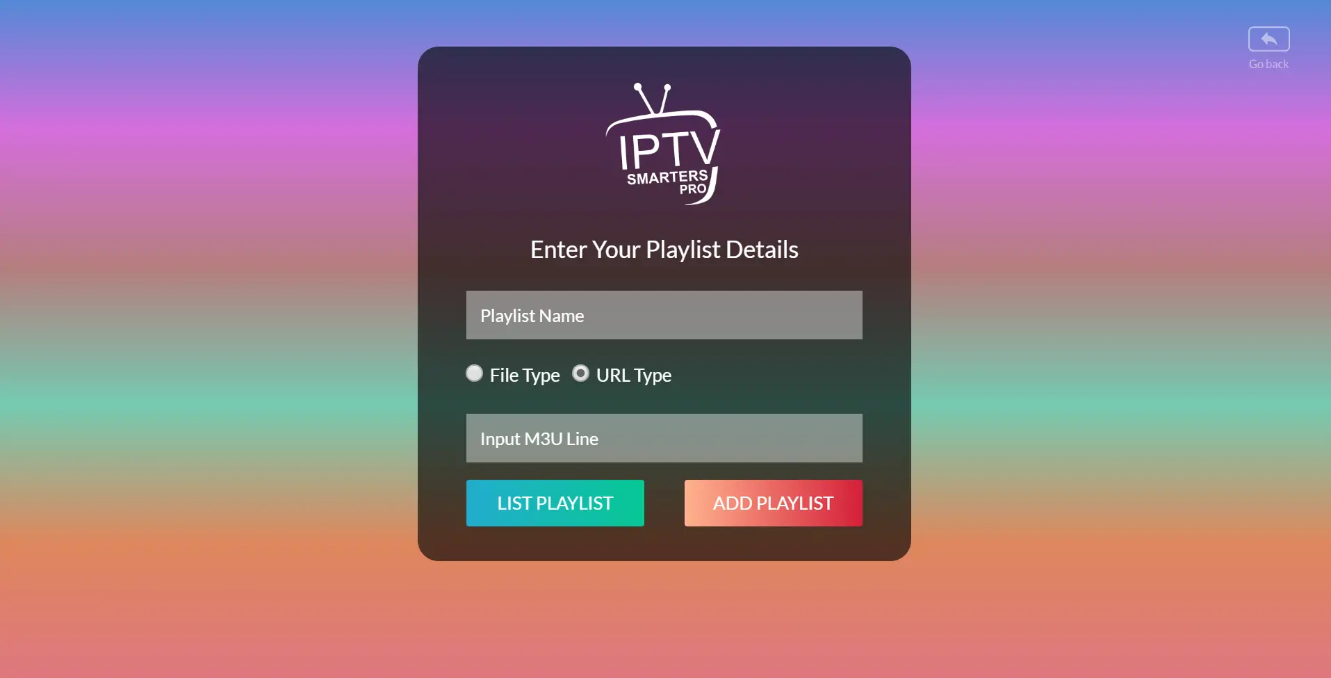 IPTV SMARTERS PRO SCREENSHOT 2